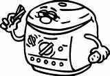 Elettrodomestici Gesicht Toaster Haushalt Appareils Electromenagers Cartoni Malvorlage Titel Malvorlagen Gifgratis sketch template