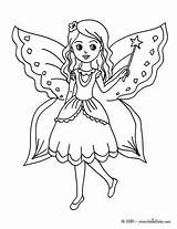 Fada Borboleta Fairy Coloring Hellokids Hadas Colorear sketch template