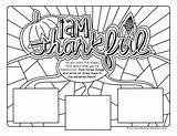 Thankful Coloring Am Pages Sheets Posters Gratitude Children sketch template