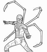 Iron Spiderman Coloring Pages Spider Infinity Avengers War Man Marvel Drawing Choose Board Lego sketch template