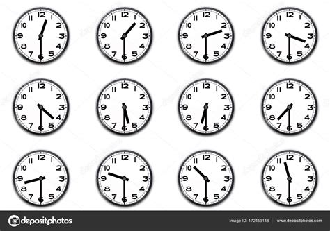clocks indicating   hour stock photo  philipimage