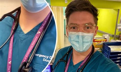 dr alex george shares a selfie from aande ward as he admits times are