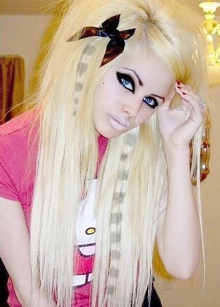 trends hairstyles   bleach blonde hair