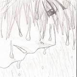 Crying Anime Boy Rain Drawing Sketch Sad Getdrawings Paintingvalley Skecth Wallpapers Cute Girl Sketches sketch template
