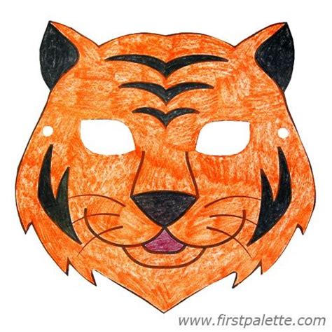 tiger mask tiger mask lion mask tiger crafts animal crafts bear