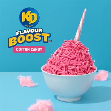 kraft dinner brings   cotton candy flavour boost dished