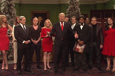 saturday night  stages star studded spoof   wonderful trump  independent