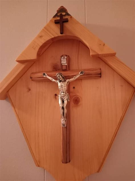 beautiful handcrafted catholic shrine wooden catholic etsy