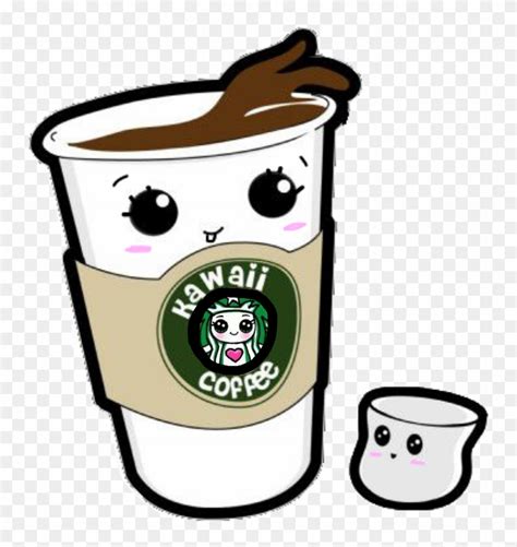 Starbucks Drink Marshmallow Coffee Cute Kawaii Cupfreet Kawaii Coffee