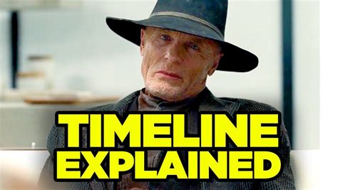 westworld season 2 timeline explained full chronology youtube