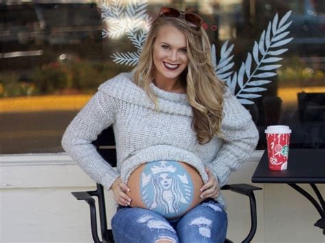 This Woman Staged A Starbucks Themed Maternity Shoot Because Why Not