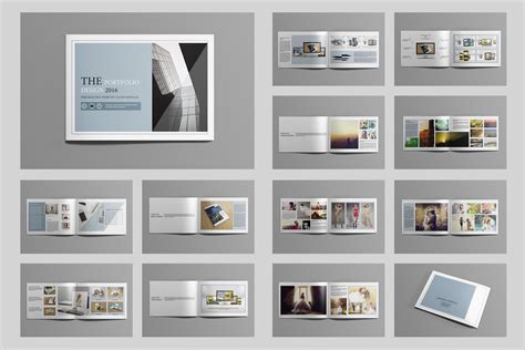 indesign portfolio brochure  brochure templates creative market