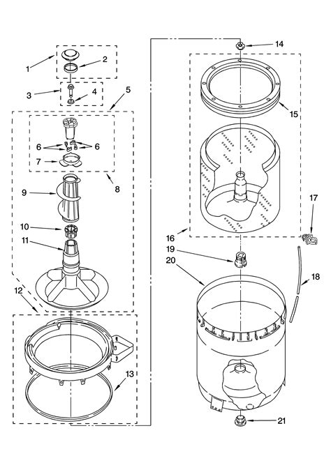 kenmore elite washer parts diagram