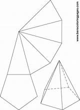 Pentagonal Mrs Pyramids sketch template