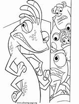 Inc Coloring Monsters Pages Monster Colouring Boo Printable Mike Randall Book sketch template