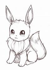 Eevee Pokemon Sketches Pencil Coloring Sketch Pages Pile Fluff Do Template Wallpaper sketch template