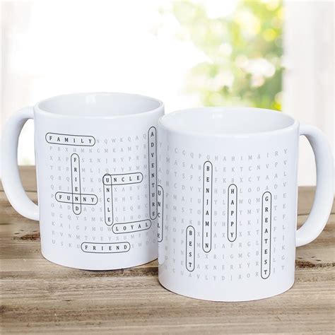personalized word search coffee mug giftsforyounow
