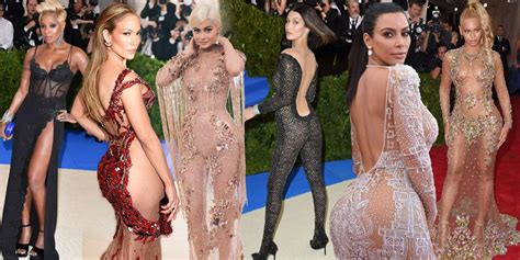 met gala the most revealing nearly naked dresses ever worn
