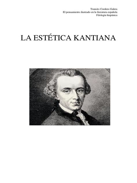 estetica de kant immanuel kant aesthetics