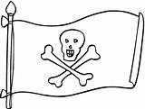 Pirate Flag Template Coloring Blank Clipart Roger Jolly Own Pirates Colouring Clipartbest Outline Pages Clip Cliparts sketch template