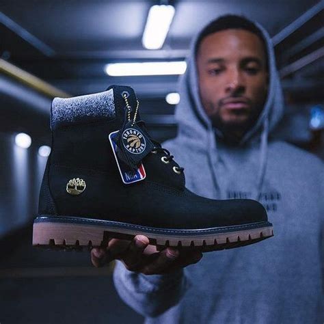 Toronto Raptors Timberland Boots Of Norman Powell On The