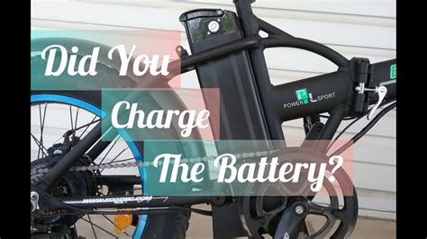 charge electric bike battery fat tire ecotric folding  bike youtube