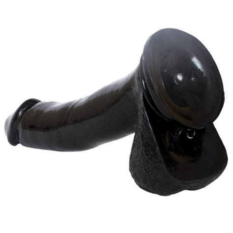 basix 12 dong w suction cup black sex toys at adult