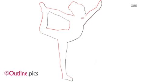 gymnastics positions outline drawing images pictures