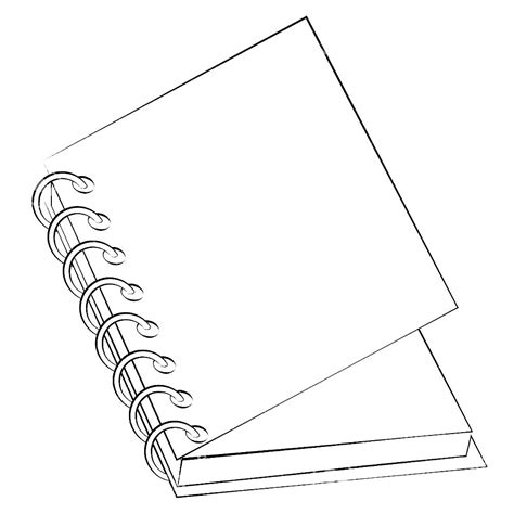 notebook coloring page sketch coloring page