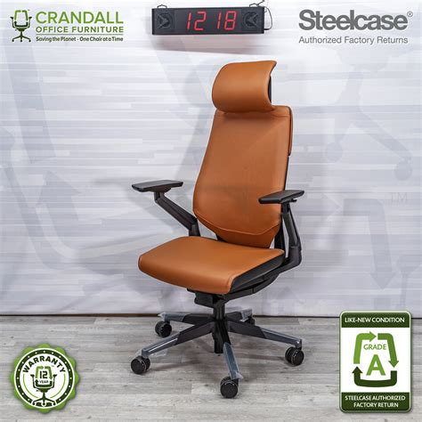 steelcase gesture  headrest grade  crandall office furniture