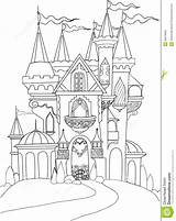 Castle Coloring Fairy Tale Pages Palace Disney Color Fairytale Drawing Book Princess Google Colouring Castles Mitsubishi Eclipse Stock Painting Sheets sketch template