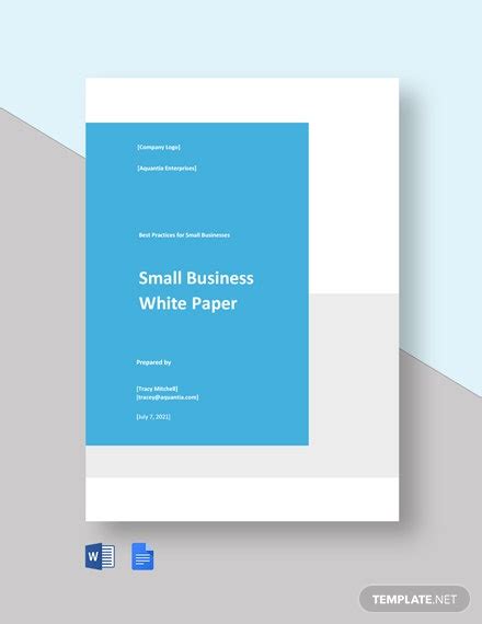 business proposal white paper template word google docs templatenet