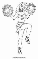 Cheerleader Tanz Malvorlage Ausmalen Kategorien sketch template