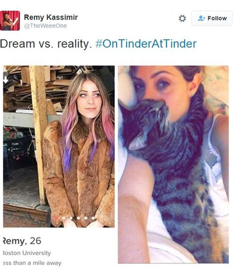 Tinder Users Share Misleading Dating Profiles Next To