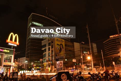 davao travel guide    dn itinerary