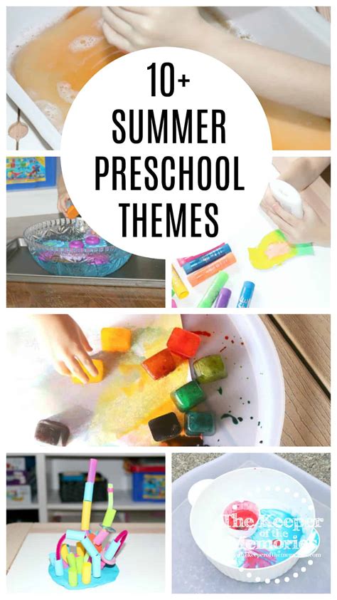 summer preschool monthly themes     wow