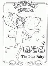 Magic Rainbow Coloring Pages Kids Magical Fairy Fairies Sheets Printable Books Adults Blue Cartoons Popular Disneycoloring Choose Board Print sketch template