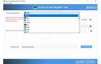Aryson Email Migration Tool screenshot #0