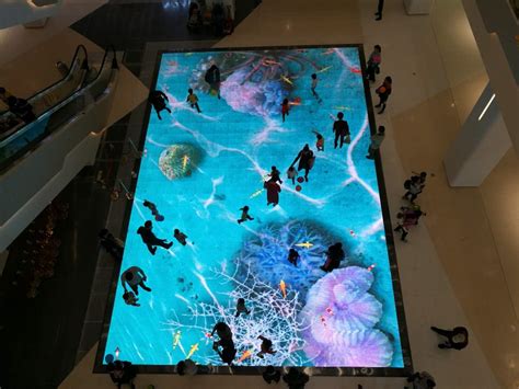 china hd  interactive  video indoor p floor led screen fi