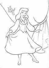 Coloring Cinderella Pages Baby Getcolorings sketch template