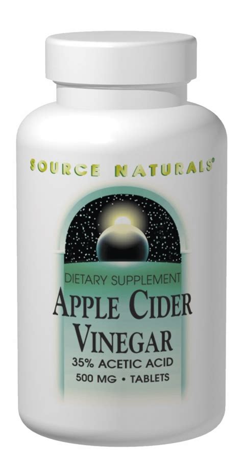 source naturals apple cider vinegar  mg  tablet  tablet