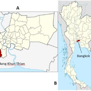 maps    bangkok subdistrict  bang khun thian   thailand