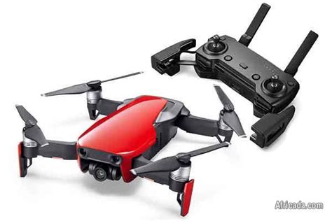dji mavic air quadcopter drone   camera flame red electronics