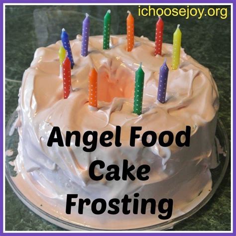 recipe angel food cake frosting