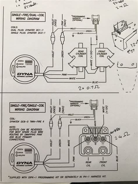 dyna twin fire coil wiring diagram wiring diagram  schematic