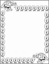 Border Printable Coloring Pages Borders Colouring Color Printablee Via sketch template