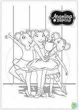 Coloring Ballerina Angelina Pages Printable Print Christmas Dinokids Close Color Getcolorings sketch template