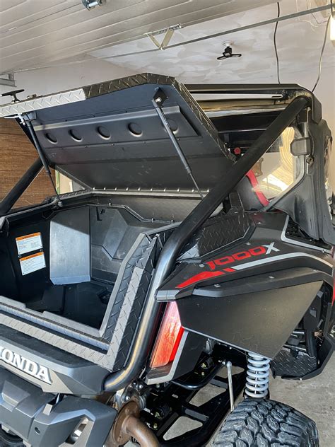 custom rear cargo box honda talon forum