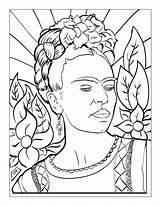 Frida Kahlo Lessons sketch template