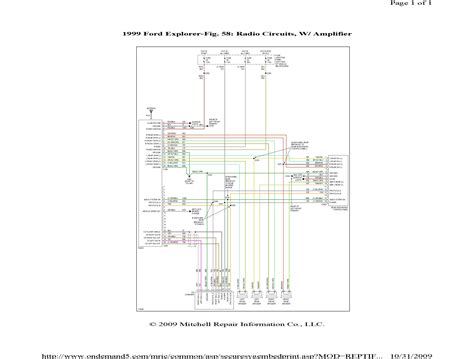 ford explorer stereo wiring diagram sample wiring diagram sample